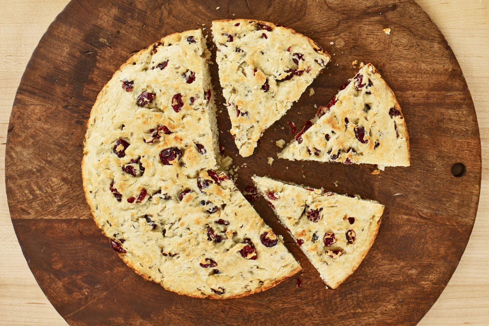 Cranberry Buttermilk Soda Bread